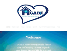 Tablet Screenshot of careathomeiowa.us